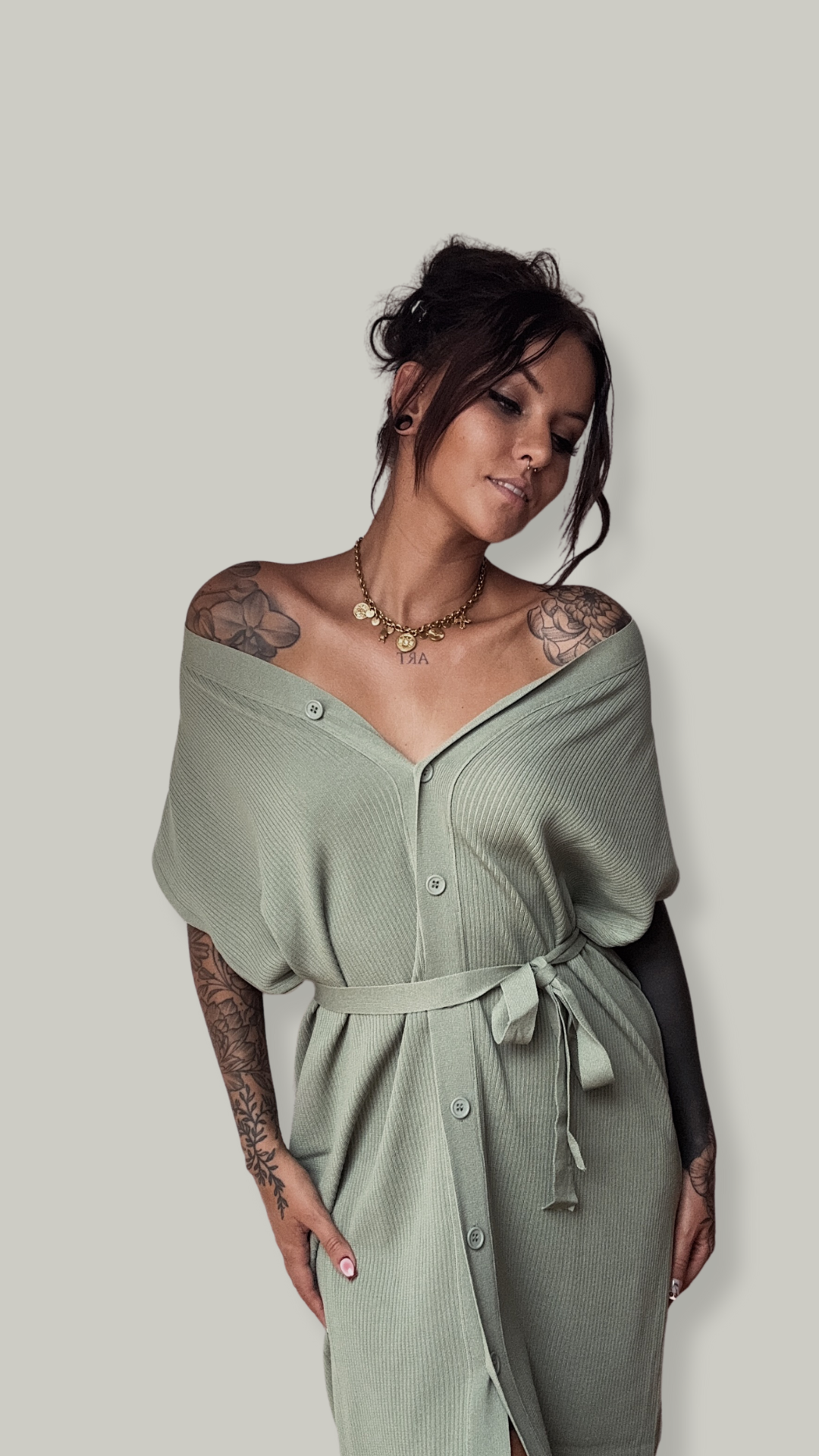 ROBE CHARLOTTE VERTE